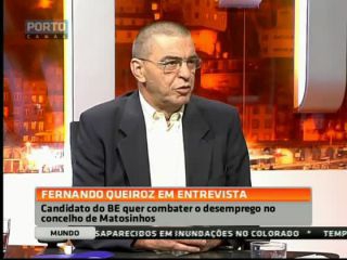 Fernando Queir&oacute;z quer combater desemprego em Matosinhos