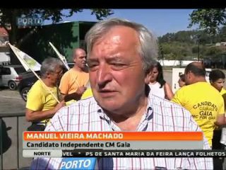 Vieira Machado esteve na rua para apelar aos abstencionistas