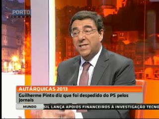 Guilherme Pinto diz que foi despedido do PS pelos jornais