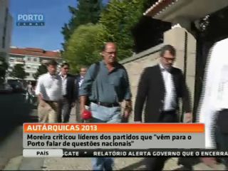 Porto "n&atilde;o pode ser campo de batalha" da pol&iacute;tica nacional - Rui Moreira
