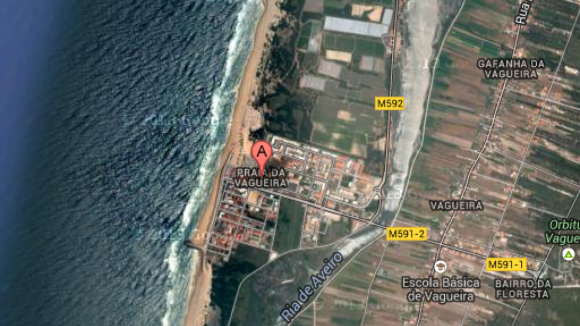 Homem de 50 anos morre enquanto nadava na praia da Vagueira