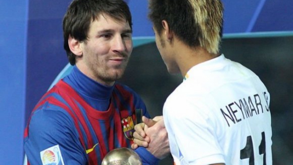 Messi deseja recuperação rápida a Neymar