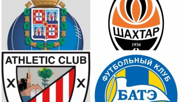 FC Porto com Shakhtar, Athletic Bilbau e BATE no Grupo H Liga dos Campeões