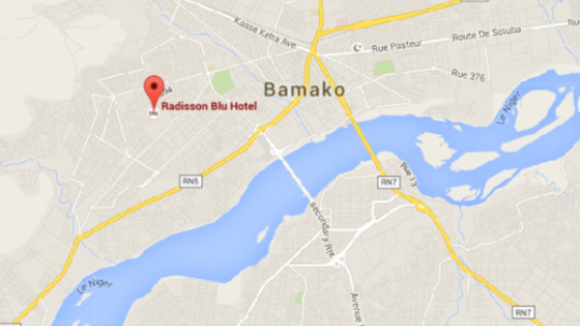 Duas pessoas fazem 170 reféns no hotel Radisson Blu em Bamako, no Mali