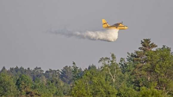 Quatro meios aéreos e mais de 300 operacionais combatem chamas em Braga
