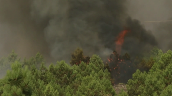 Mais de 100 habitantes deslocados devido ao fogo em Vila de Rei, Castelo Branco
