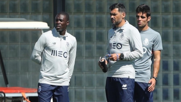 Aboubakar, Brahimi e Marega foram as novidades no treino do FC Porto