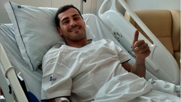Iker Casillas diz estar "tudo controlado em mensagem no Instagram