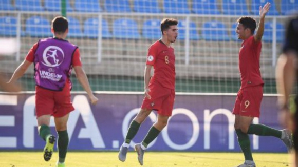 Portugal vence República da Irlanda e apura-se para a final do campeonato europeu de sub-19