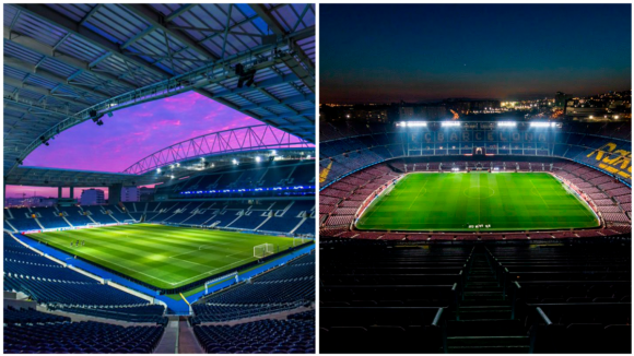 FC Porto e FC Barcelona. Estrelas que brilharam nos dois gigantes europeus