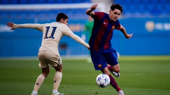 Classe na Youth League. Jorge Meireles e Anhá Candé dão contornos de goleada aos 'Dragões' em Barcelona 