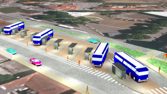 Novo ‘mini terminal’ de autocarros em Gondomar não está concluído