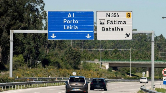 Porto-Lisboa pela A1 vai custar mais 45 cêntimos em 2024