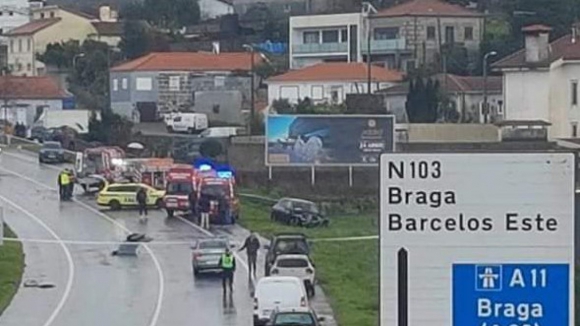 Nacional 109 em Barcelos reaberta ao trânsito após colisão que fez seis feridos
