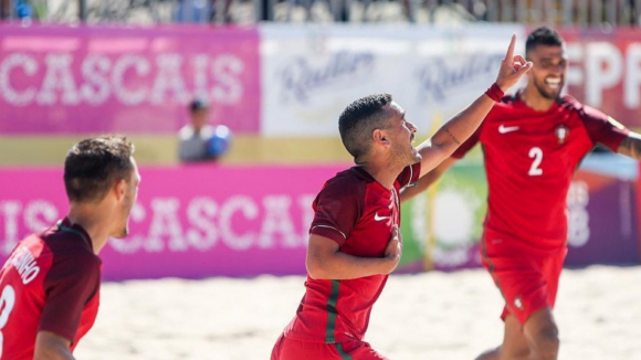 Portugal estreia-se no mundial do futebol de praia com goleada sobre o México