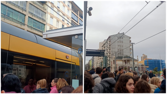Avaria em composição do Metro do Porto provoca constrangimentos na circulação