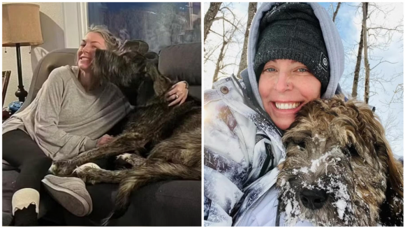 Mulher tentou resgatar cão de um rio congelado e morreu agarrada a ele