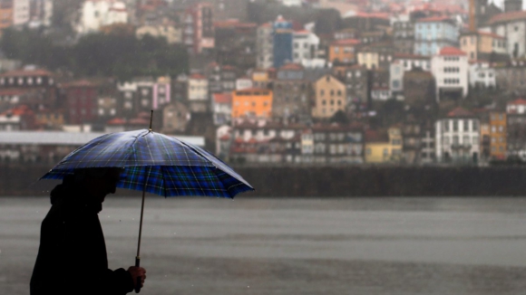 Porto e mais três distritos do Norte sob aviso amarelo devido a chuva
