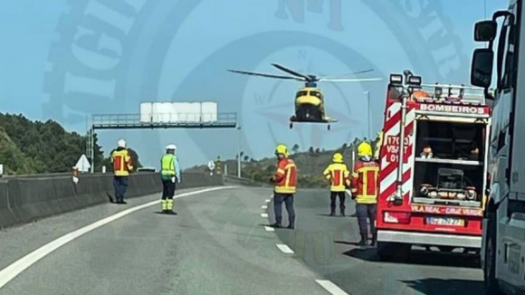 Dois feridos graves em acidente na A4 em Vila Real