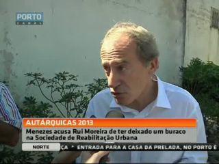 Menezes acusa Moreira de deixar buraco financeiro na SRU
