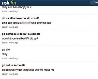 Mensagens no Ask.fm podem ter levado adolescente inglesa ao suicídio
 