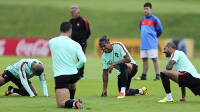 Veja as imagens do treino da seleção desta sexta-feira