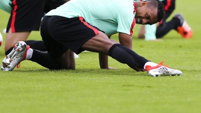 Veja as imagens do treino da seleção desta sexta-feira