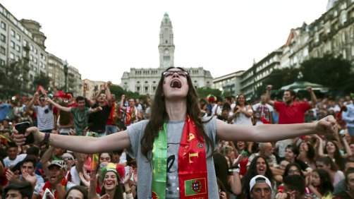 Assim festejou Portugal a passagem à final do Euro 2016