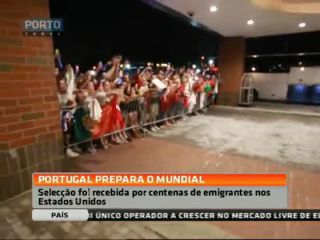 Mais de duas centenas receberam Portugal em clima de euforia, em Newark