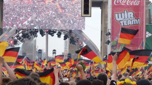 Berlim festejou vitória histórica, apesar da chuva