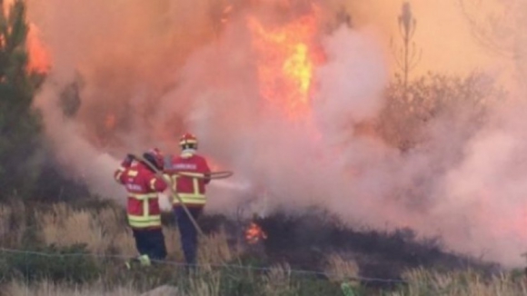 Incêndio na A43 pára o trânsito em Gondomar