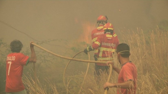 Mais de 800 operacionais combatem fogo no concelho de Arouca