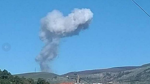 Explos&atilde;o numa f&aacute;brica de pirotecnia em Lamego provoca v&aacute;rios feridos