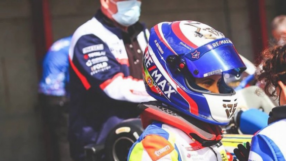 Rodrigo Seabra em 'grande' na segunda prova do Campeonato Europeu De Karting Iame Euro Series