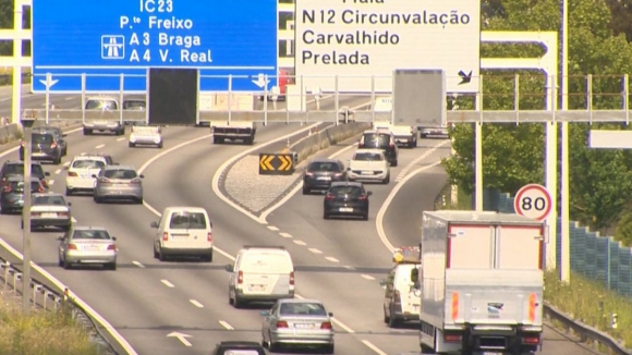Saída da A4 no sentido Porto-Vila Real cortada esta noite