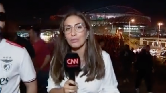 Benfica: Jornalista da CNN alvo de tentativa de agressão nas imediações da Luz. Veja o vídeo