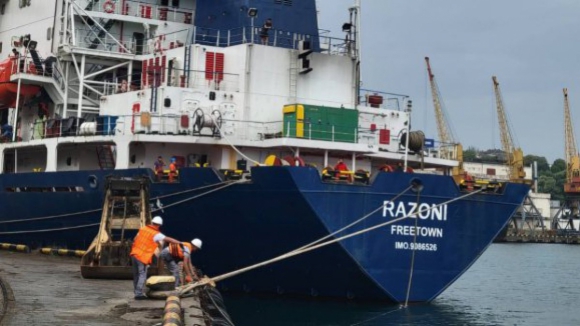 Mais três navios partem de Odessa com 58 mil toneladas de cereais