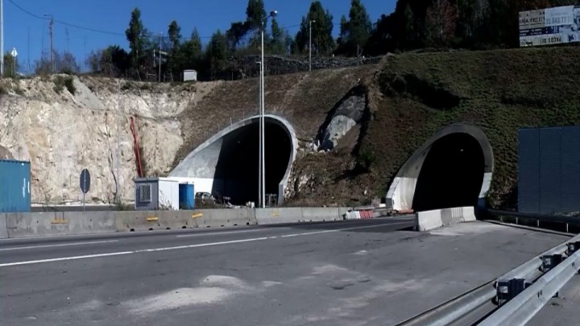 Obras da Brisa no túnel de Águas Santas na Maia terminam no final do ano