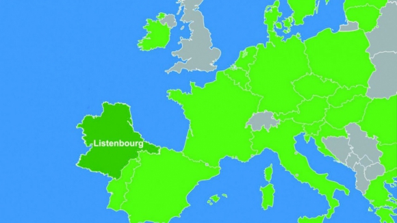 Mapa político de portugal com fronteiras com fronteiras de regiões e países