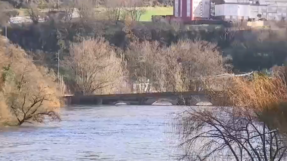 Rio Minho atinge “níveis muito altos” em Lugo, Galiza