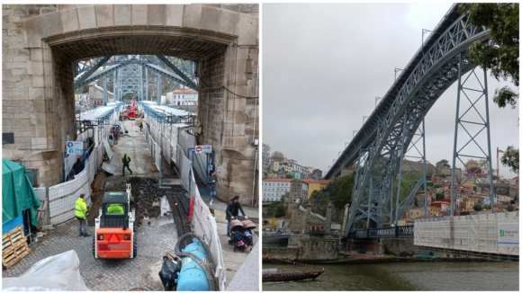 Infraestruturas de Portugal anuncia previsão do fim das obras na ponte Luiz I