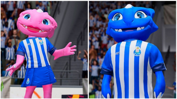 Draco e Viena tornam-se ‘nativos digitais’. FIFA23 adota mascotes do FC Porto