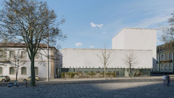 Nova fachada e triplo do espaço. Veja como vai ficar a Biblioteca Municipal do Porto depois da renovação