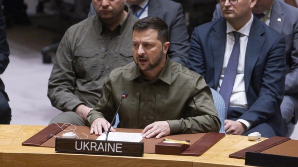 Zelensky propõe no Conselho de Segurança medidas para limitar poder da Rússia