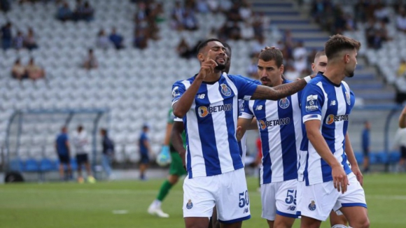 FC Porto B: Dragões a vencer ao intervalo frente ao Torreense