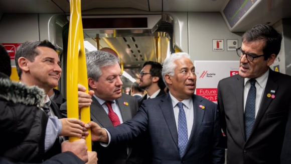Costa em Gondomar esta sexta-feira para lançar concurso de quatro novas linhas do metro do Porto