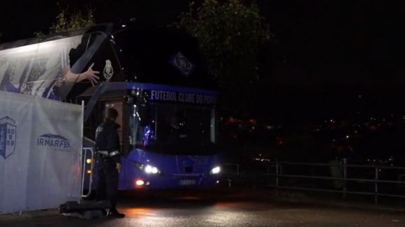 FC Porto: Equipa j&aacute; est&aacute; em Vizela para defrontar a nona jornada da I Liga