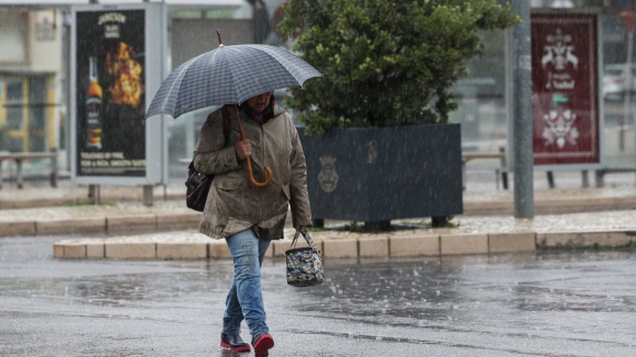 Chuva volta em força esta quarta-feira