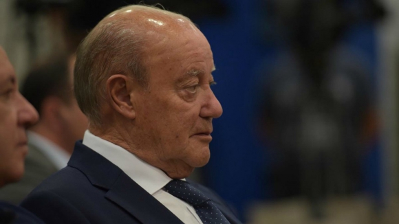 Jorge Nuno Pinto da Costa na inaugura&ccedil;&atilde;o da exposi&ccedil;&atilde;o sobre Pav&atilde;o