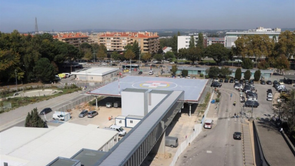 Heliporto do São João obriga a obra de um milhão no exterior do hospital